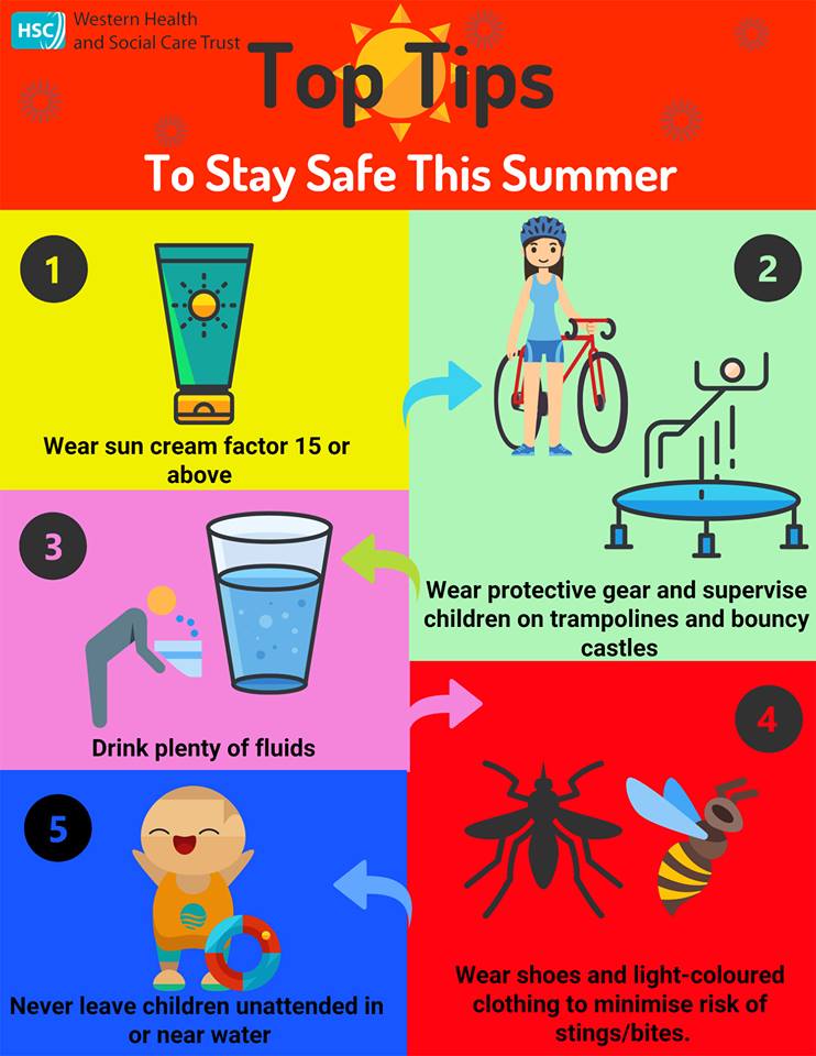 TIPS FOR DERRY PARENTS TO HELP THEIR CHILDREN STAY SAFE THIS SUMMER 