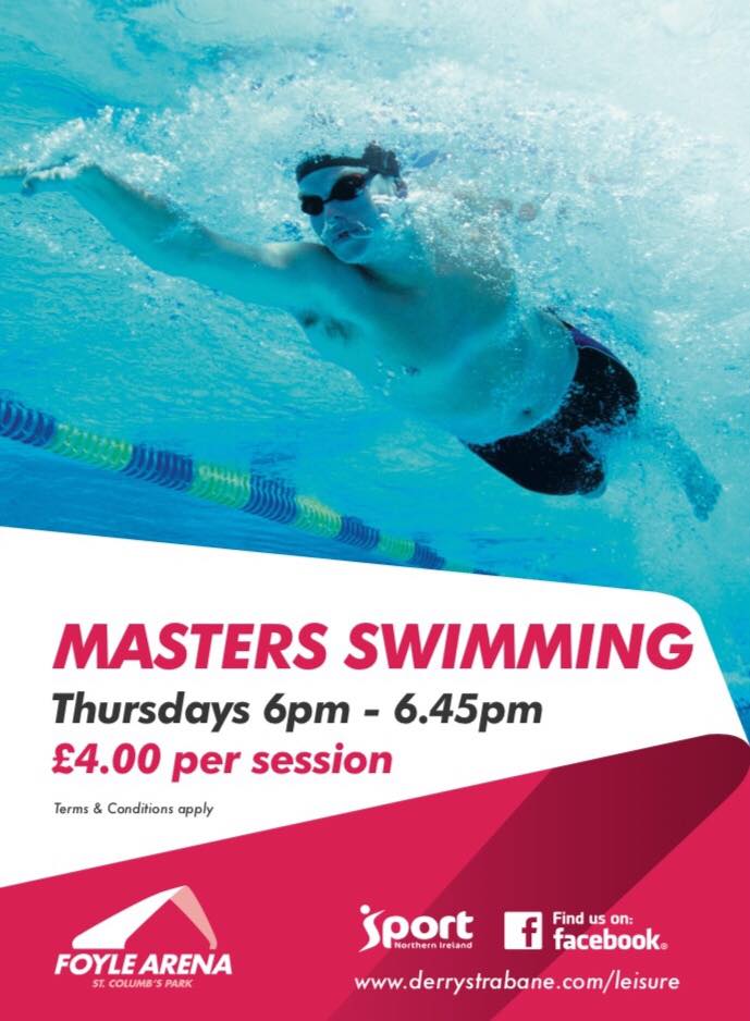 FOYLE ARENA OFFERING MASTERS SWIMMING PROGRAMME TO ADULTS Derry Daily