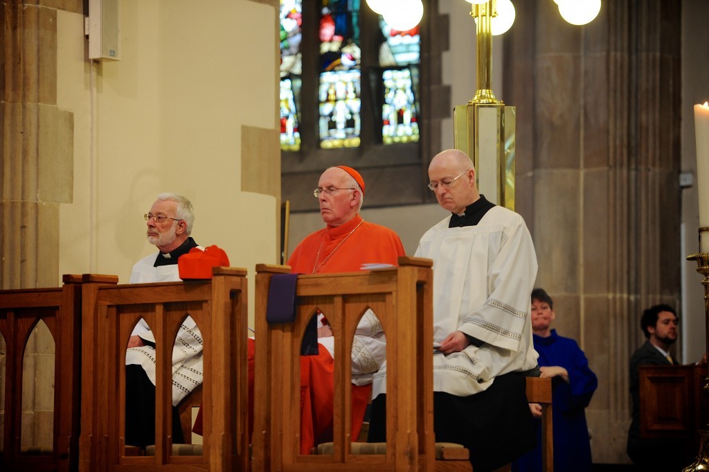 Cardinal Sean Brady presiding over the installation service.