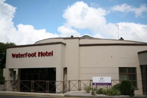 A tumble drier went on fire at the Waterfoot hotel yesterday afternoon