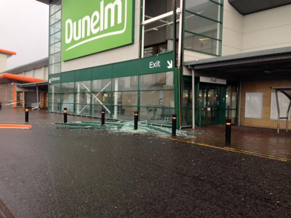 Storm Henry Dunelm window 1